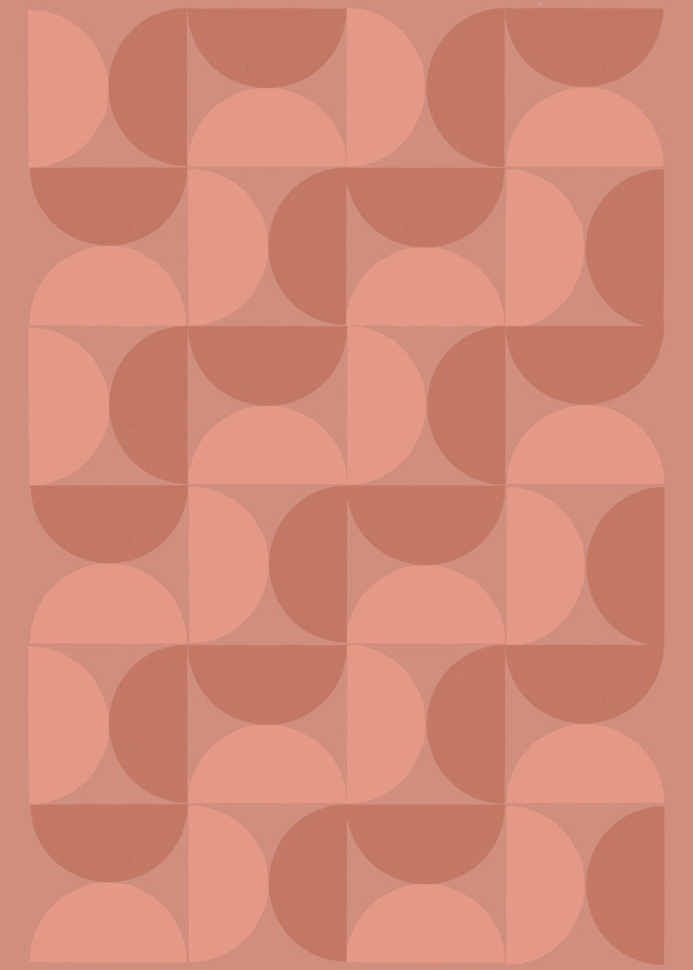 Red Tone Circle & Cresent