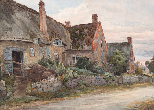 Thatched Cottage Scene