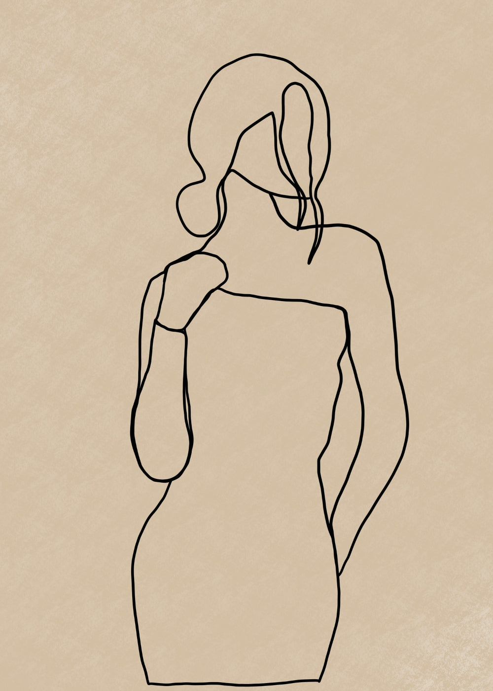 Abstract Human Silhoutte No.4