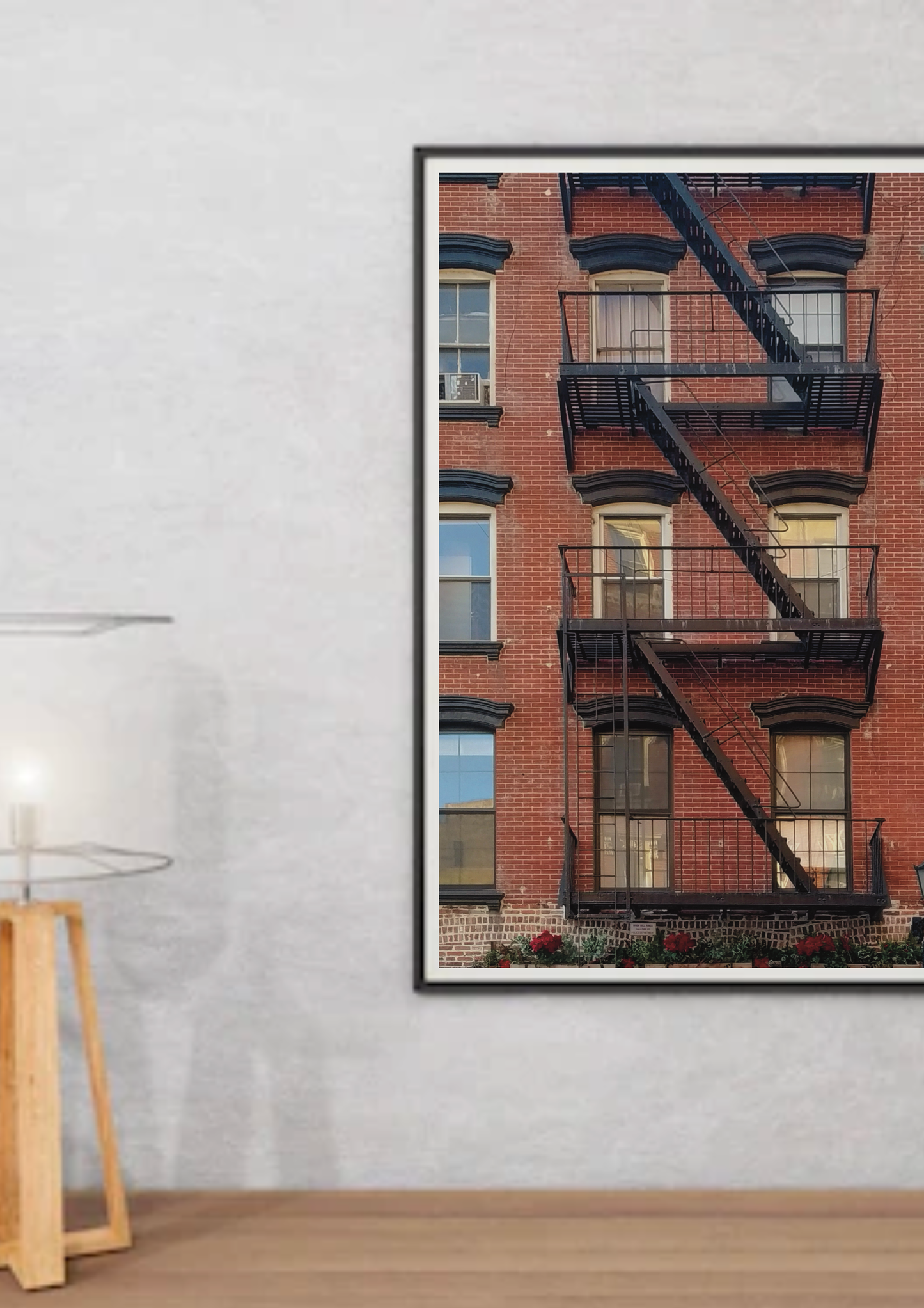 Red Brick Apartment Window