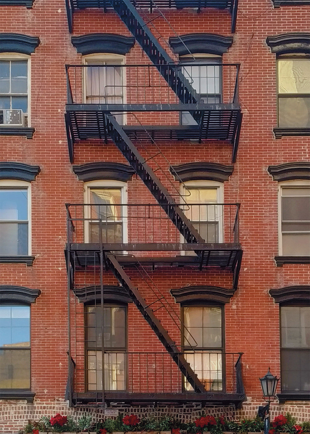 Red Brick Apartment Window