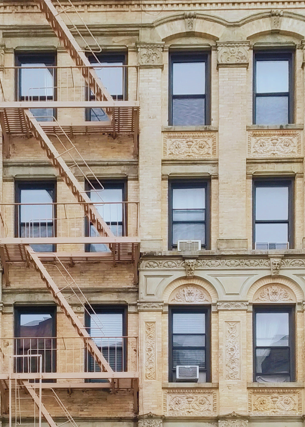 White Apartment Windows