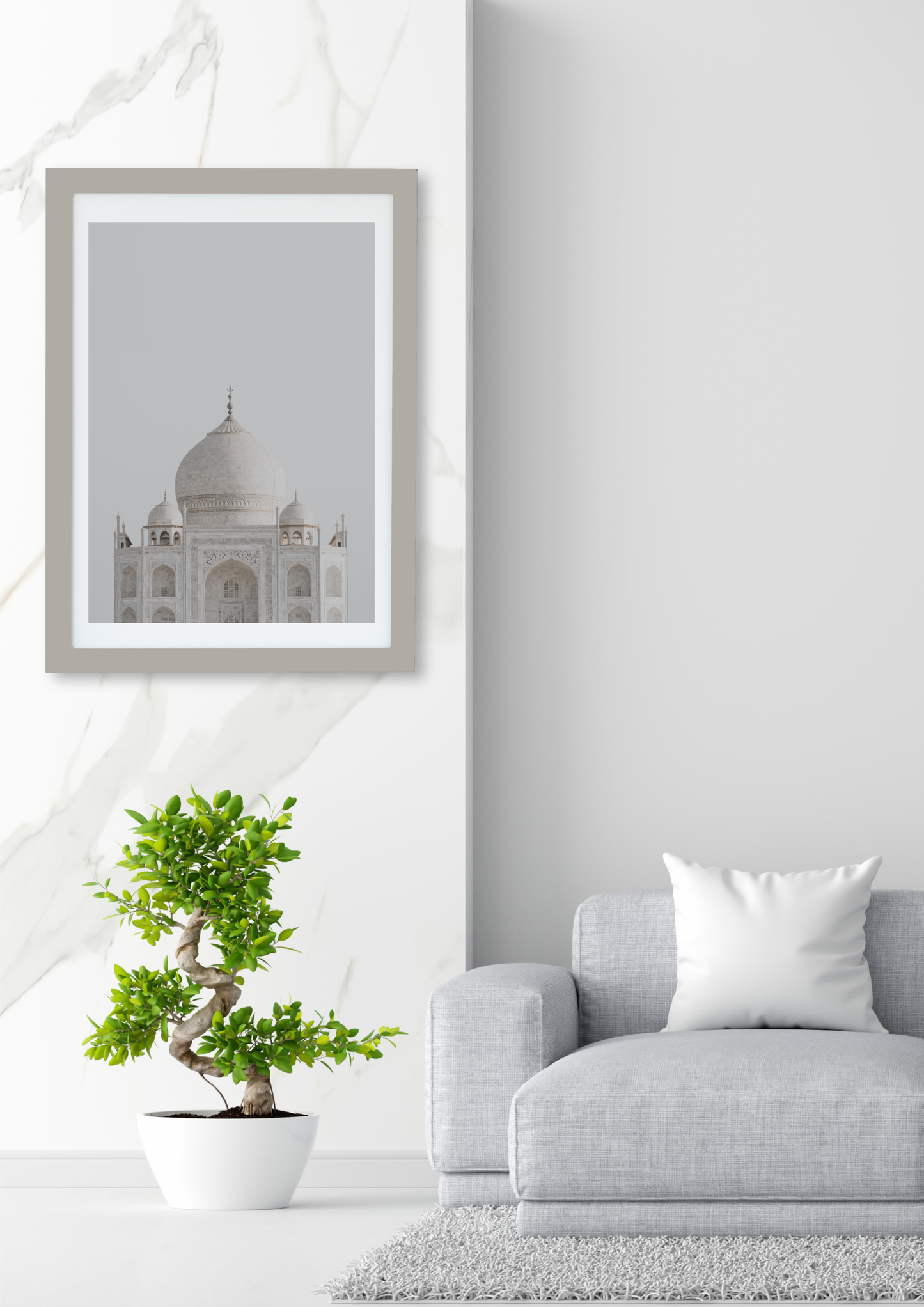 Elegant White Mosque