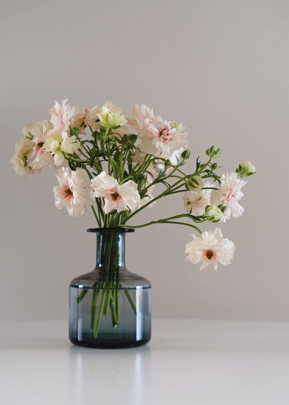 Purple Flowers In Vase