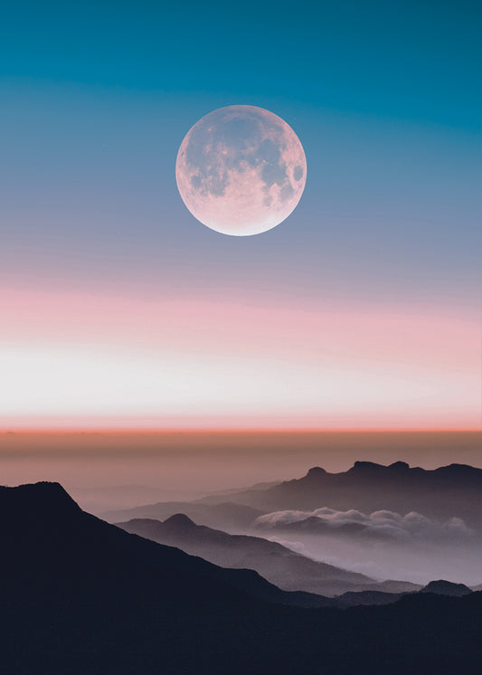 Mountain Range Moon