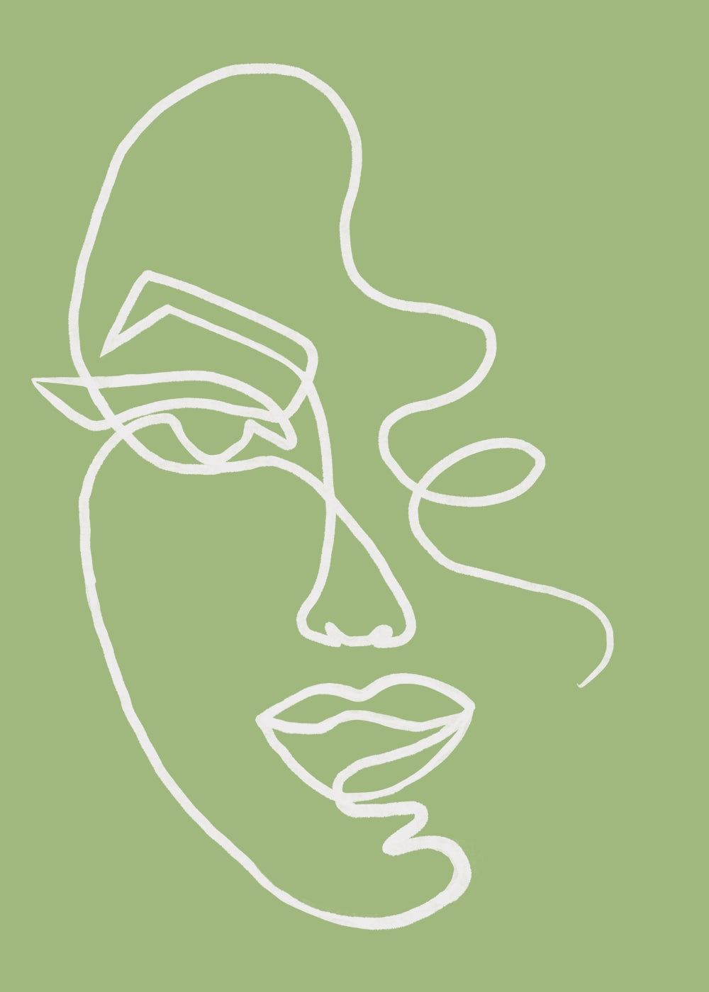 Facial Figure Silhoutte