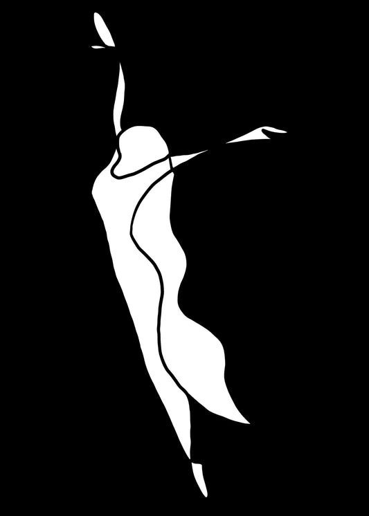 Dancing Girl Silhoutte