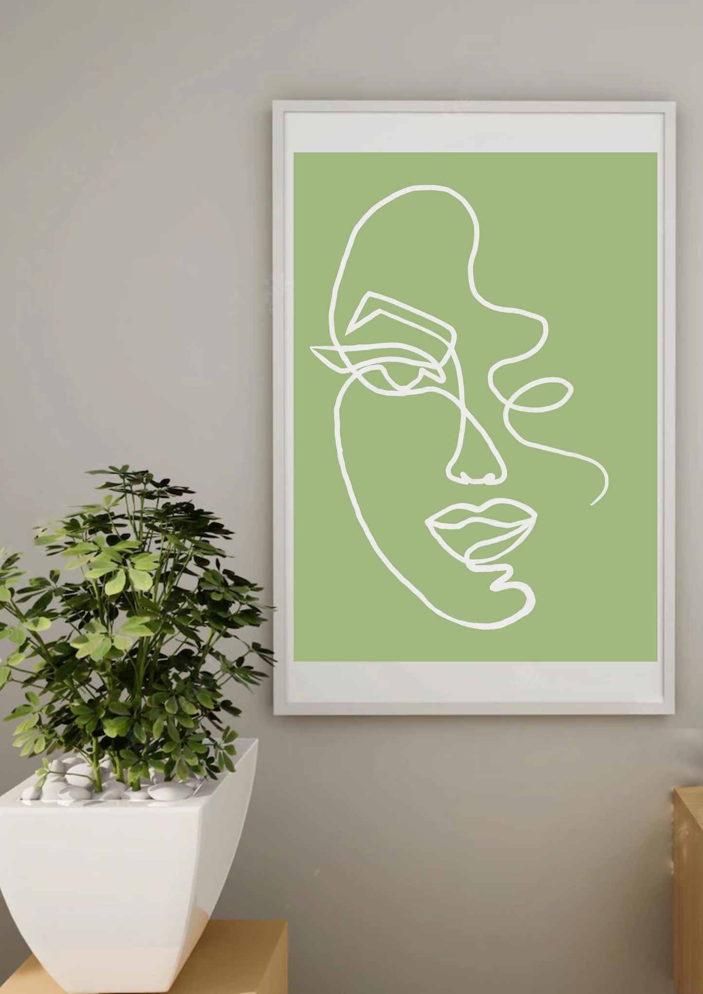 Facial Figure Silhoutte