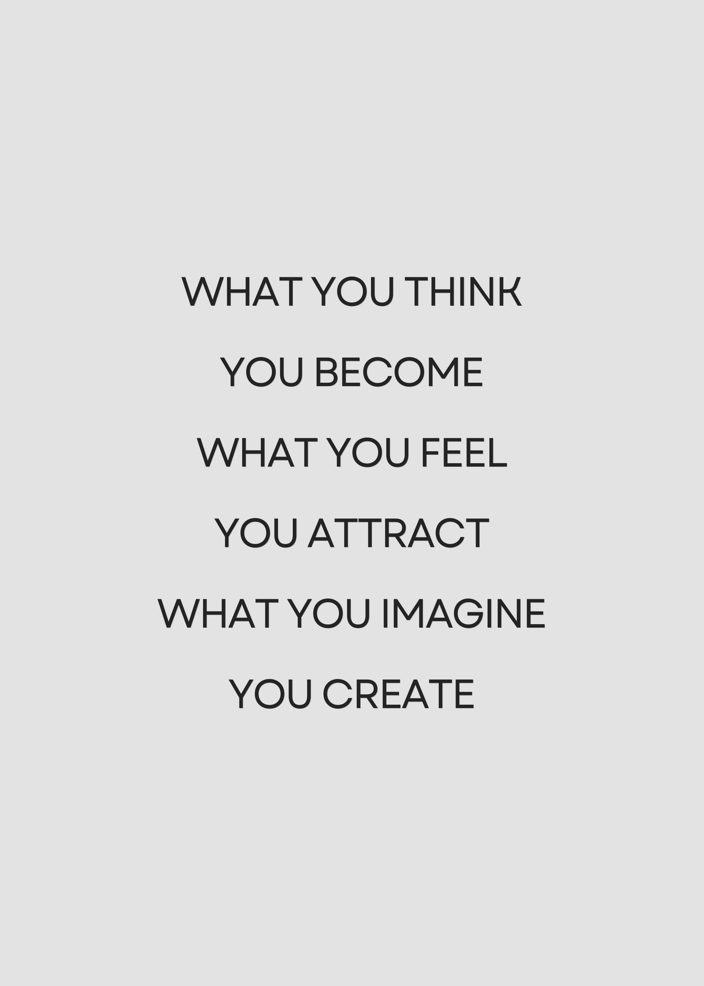 What You Think You Become